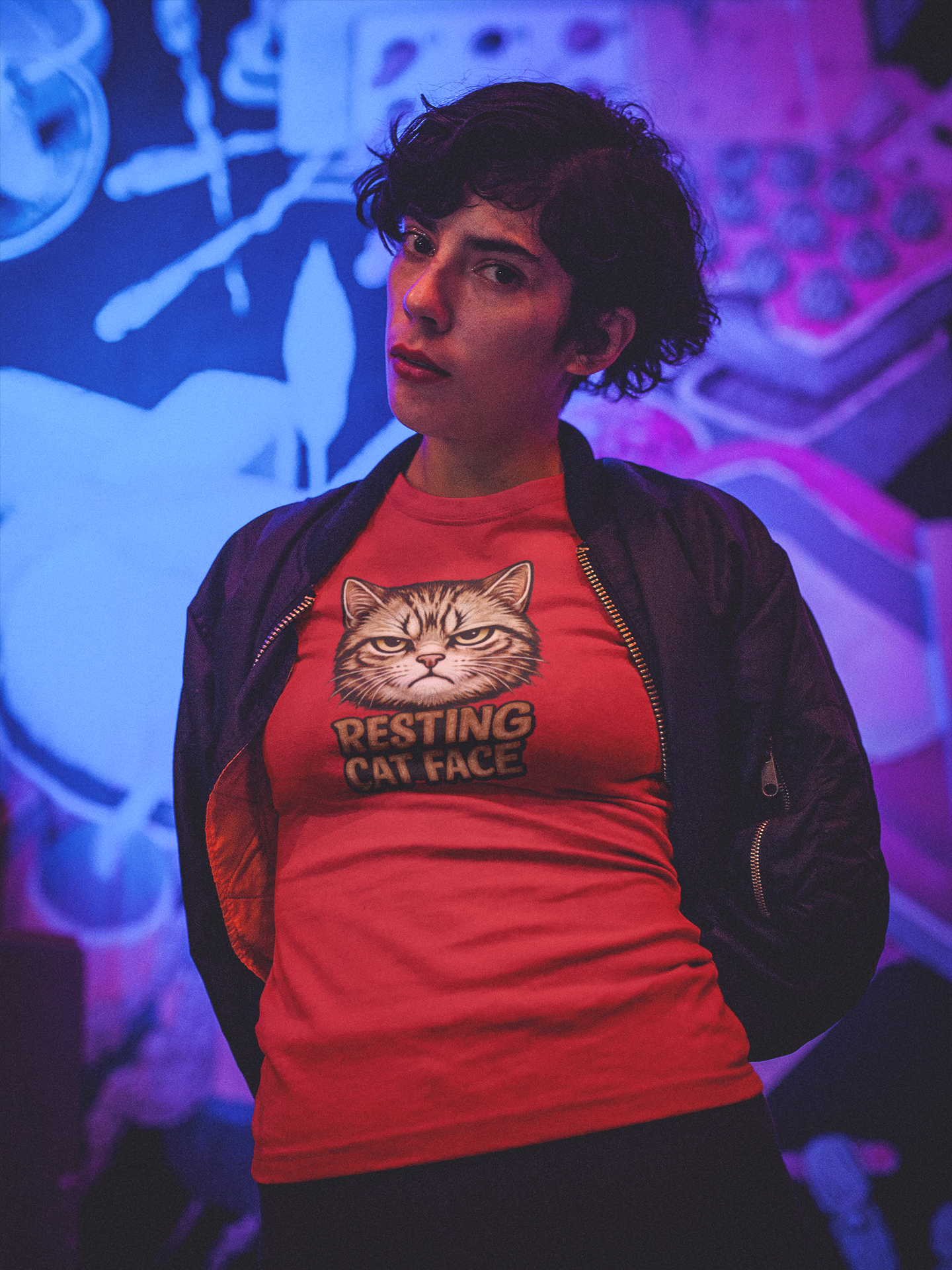 Resting Cat Face