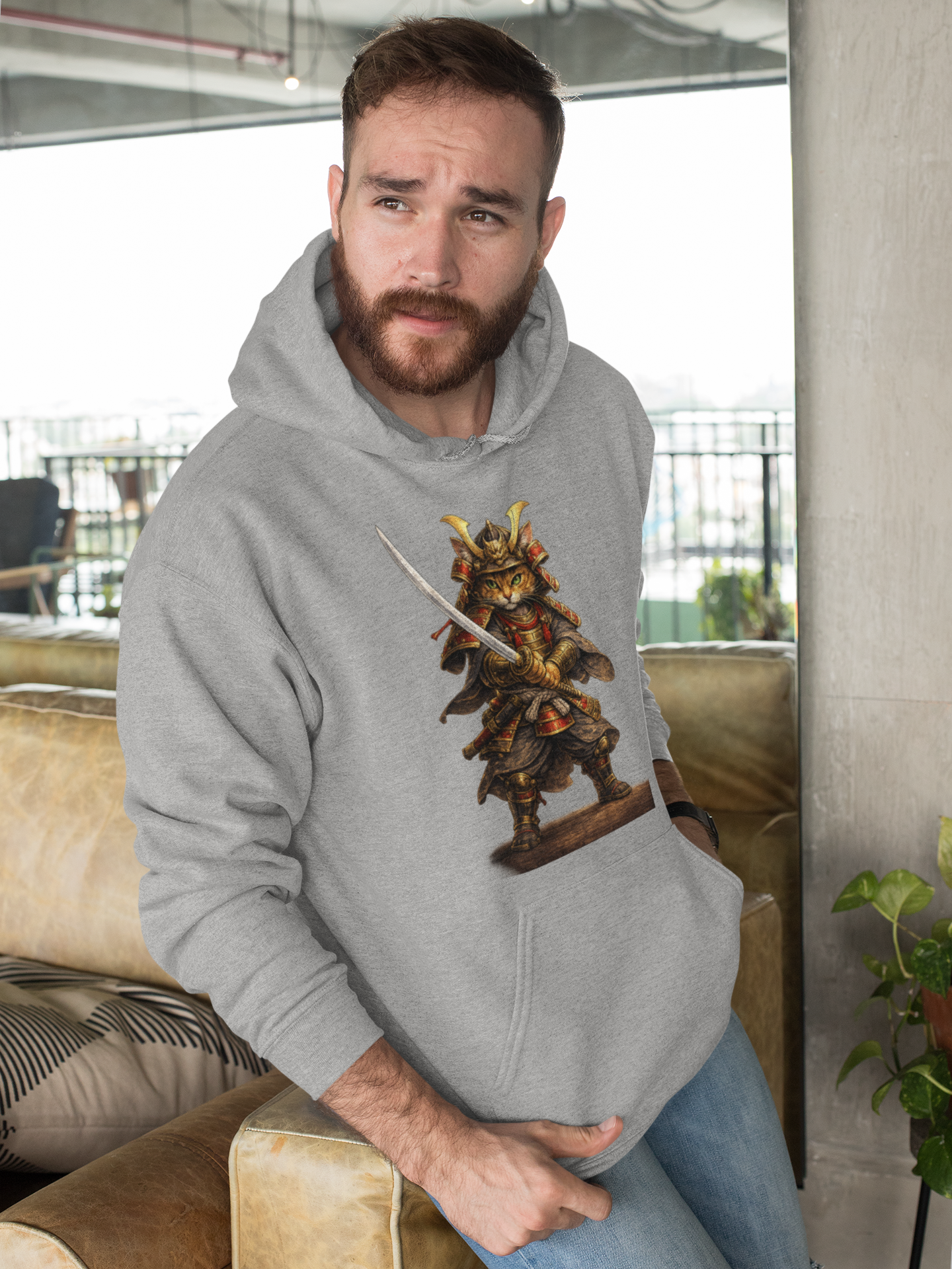 Samurai Cat Stance | Hoodie