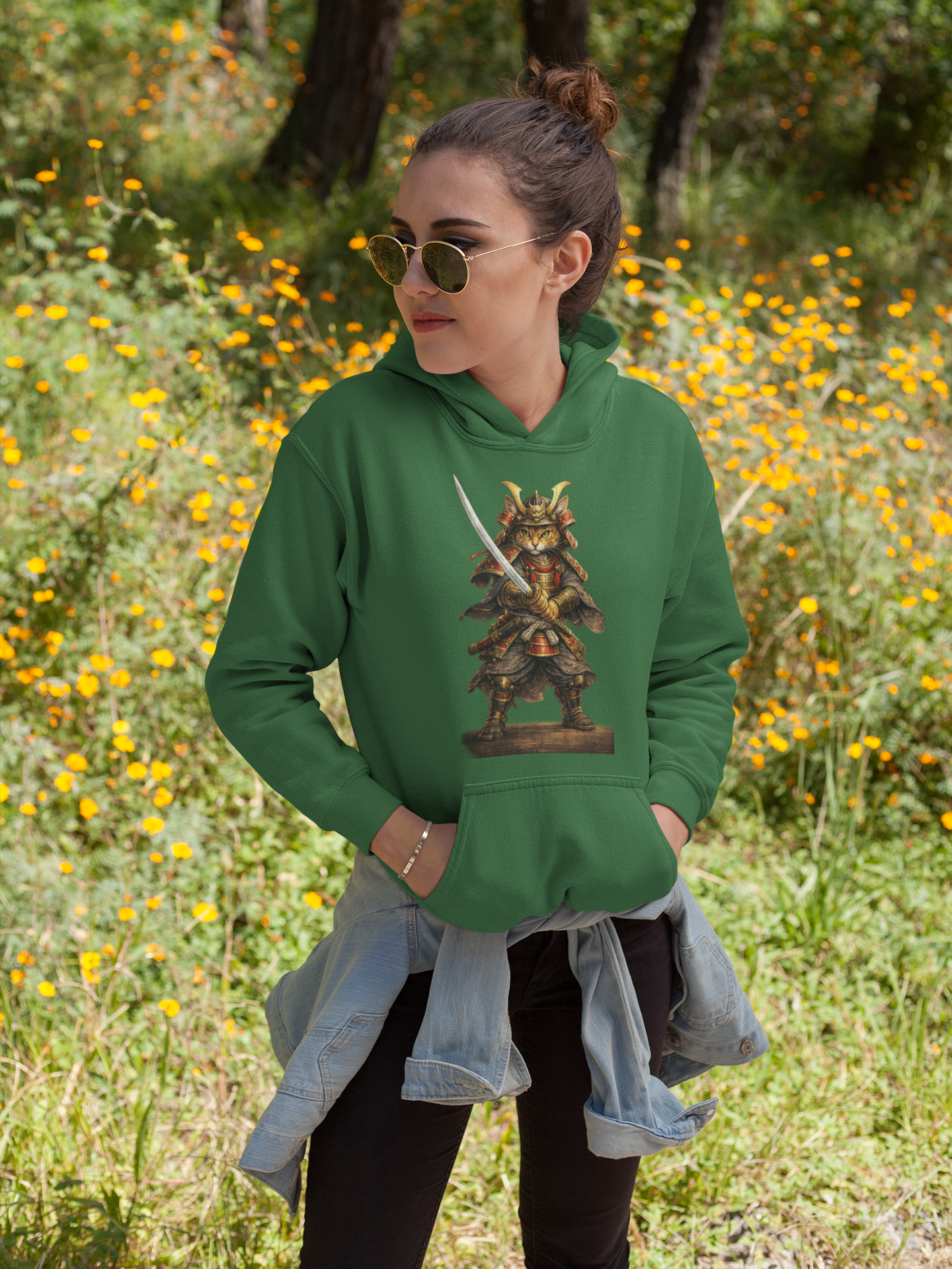 Samurai Cat Stance | Hoodie