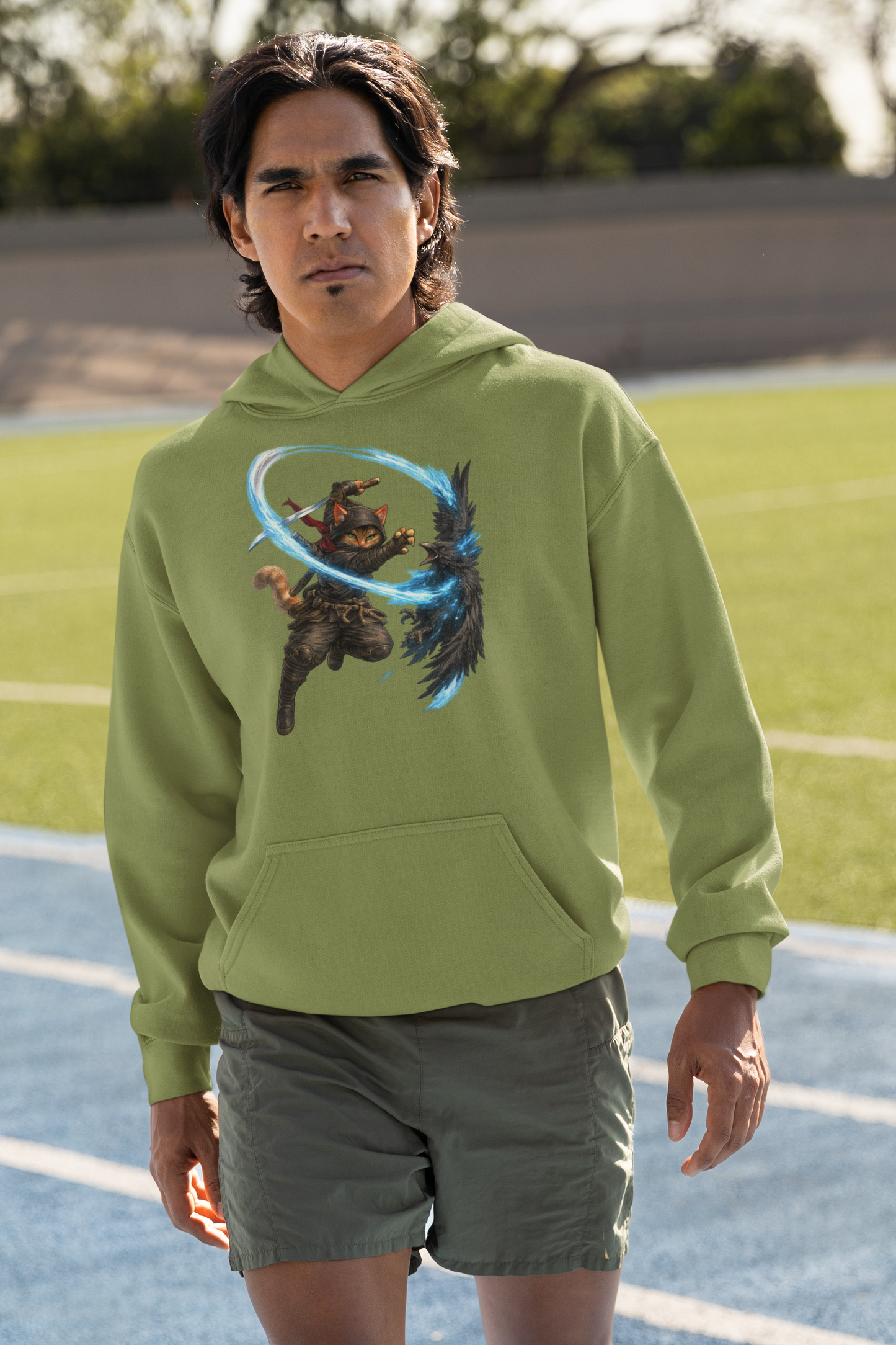 Spectral Strike Ninja Cat | Hoodie