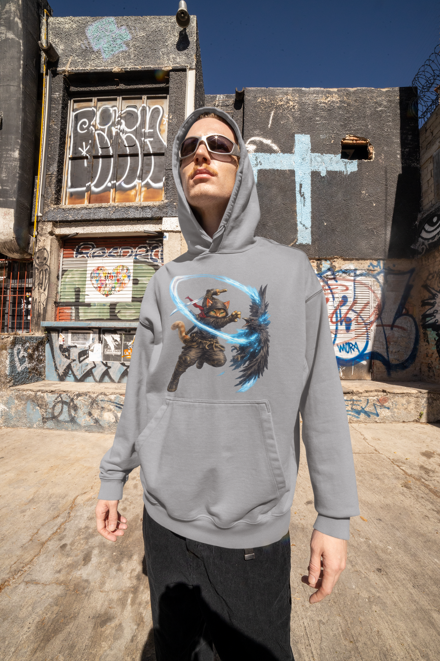 Spectral Strike Ninja Cat | Hoodie