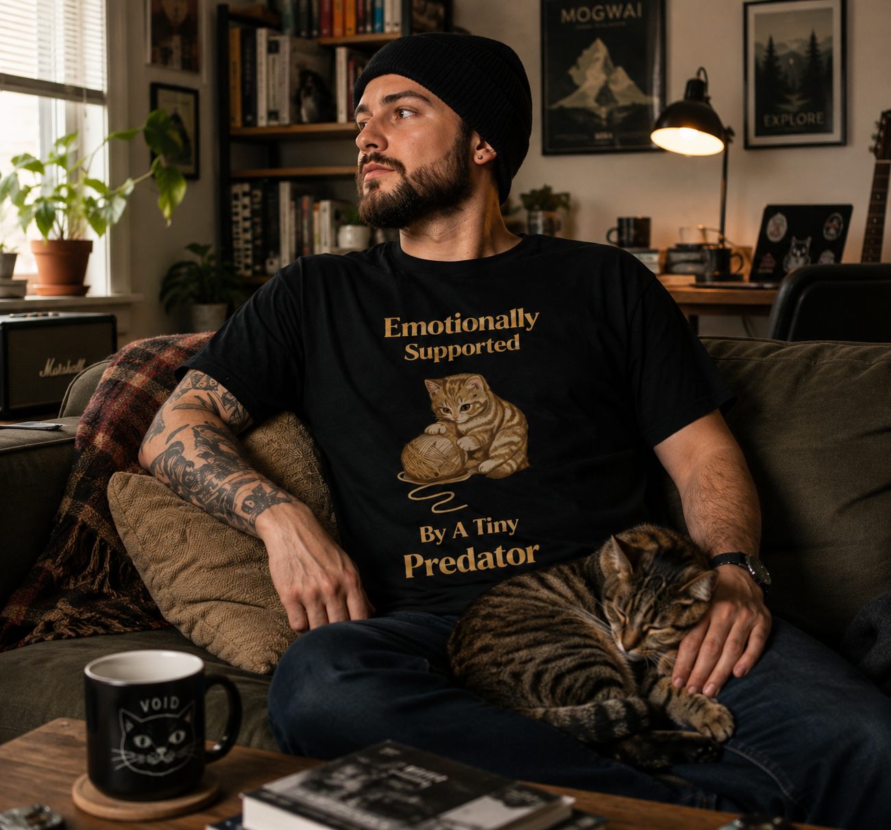 Emotionally Supported By A Tiny Predator